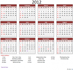 Perpetual Calendar (Advanced) – Cells At Work